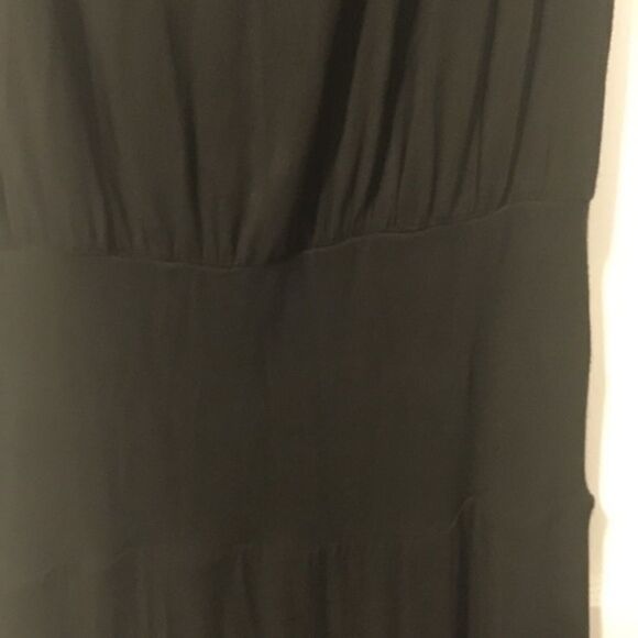 Strapless black cotton dress - Picture 2 of 3